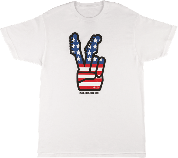 Camiseta Fender Peace Sing M 9137419406 - The Music Site