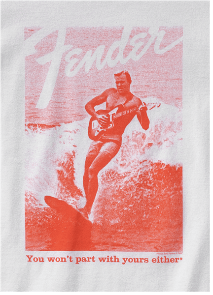 Camiseta Fender® Jaguar® Surf (L) - The Music Site
