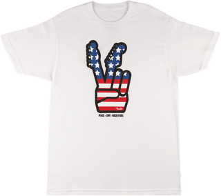 Camiseta Fender® Para Hombre Con Signo De La Paz (L) - The Music Site