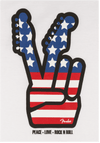 Camiseta Fender® Para Hombre Con Signo De La Paz (S) - The Music Site