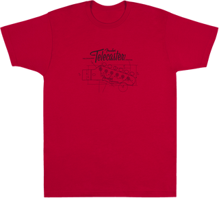 Camiseta Fender Tele® Blueprint (M) - The Music Site