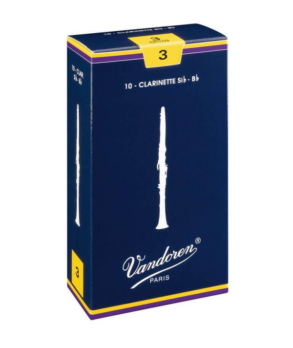 Caña Vandoren Para Clarinete Bb Cr103 N 3 Azul X Unidad De Caña - The Music Site