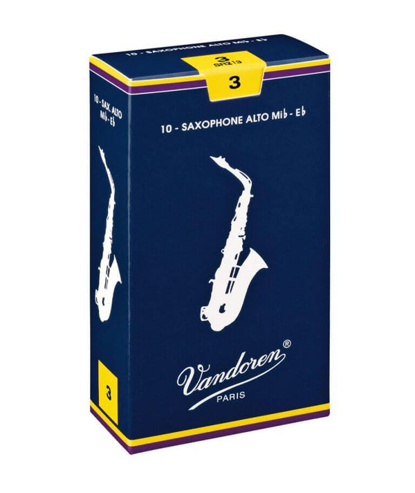 Caña Vandoren Para Saxo Alto Sr213 Eb N 3 X Unidad De Caña - The Music Site