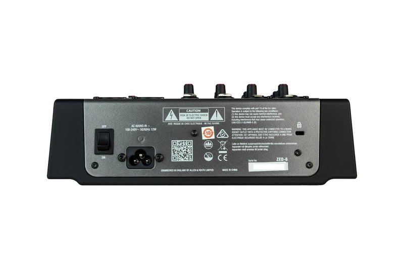 Consola De Audio Allen & Heath Zed6 - The Music Site