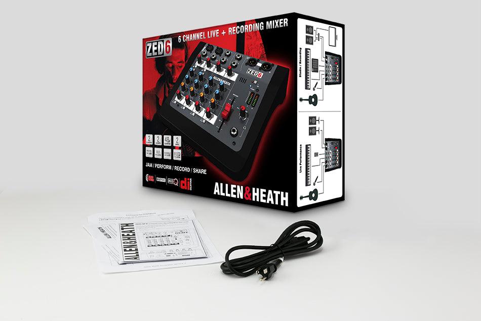Consola De Audio Allen & Heath Zed6 - The Music Site