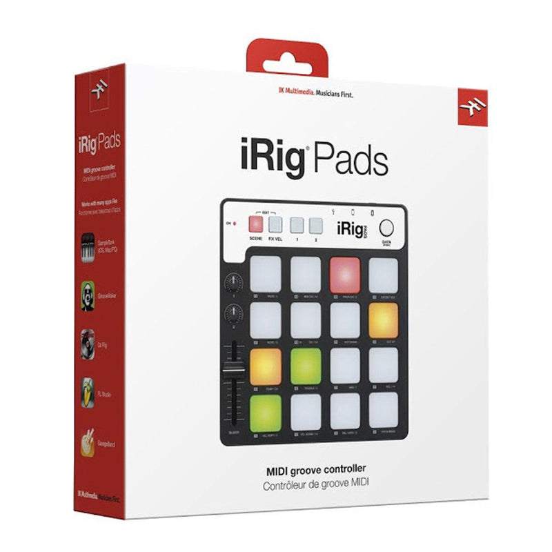 Controlador Ik Midi Irig-Pads-In Sonido Portatil U - The Music Site