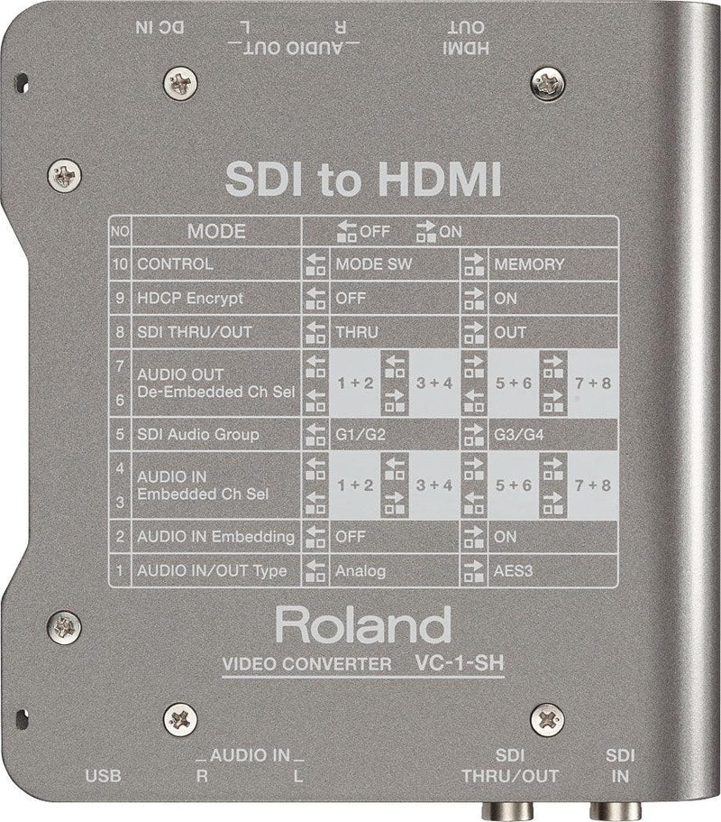 Convertidor De Video Roland Sdi Y Midi Vc-1-S - The Music Site