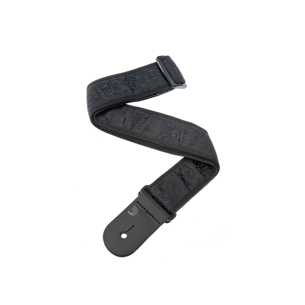 Correa D Addario Guitarra Electrica Strap-Np Bk Satin 50B01 - The Music Site