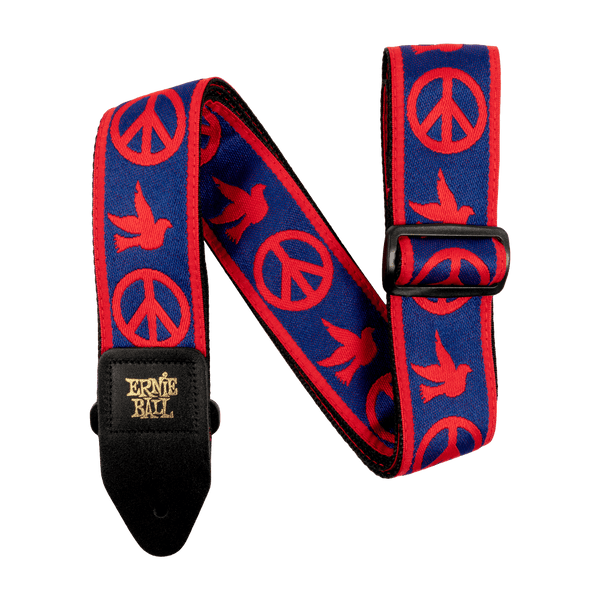 Correa Ernie Ball Guit Elec P04698 Roja Y Azul - The Music Site