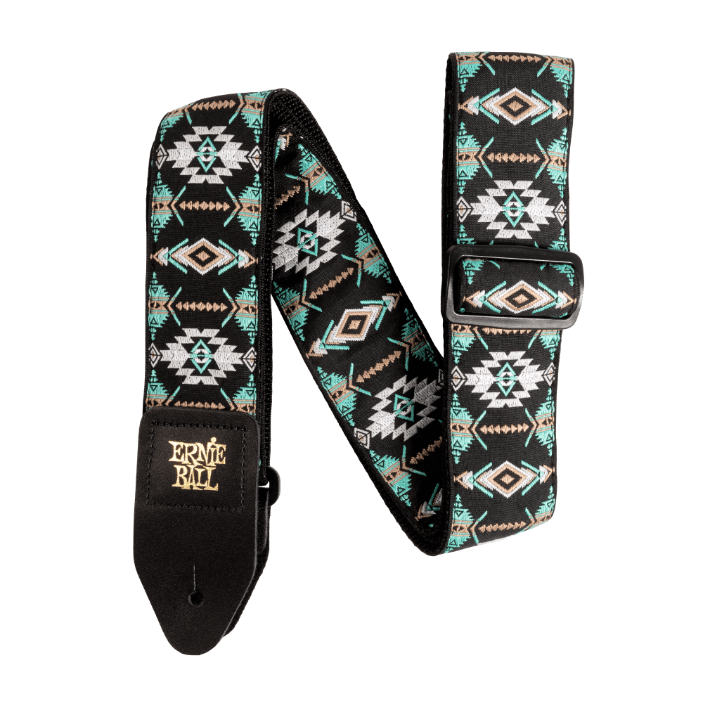 Correa Ernie Ball Guit Elec P05325 Diseño Delux Turquesa - The Music Site