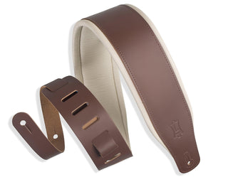 Correa Levys Para Guitarra/Bajo M26Pd-Brn_Crm - The Music Site