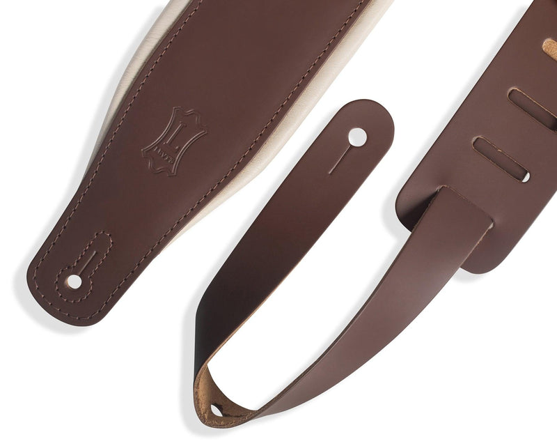 Correa Levys Para Guitarra/Bajo M26Pd-Brn_Crm - The Music Site