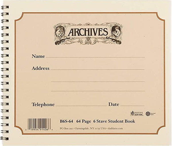 Cuaderno Pentagrado D Addario B6S-64 - The Music Site