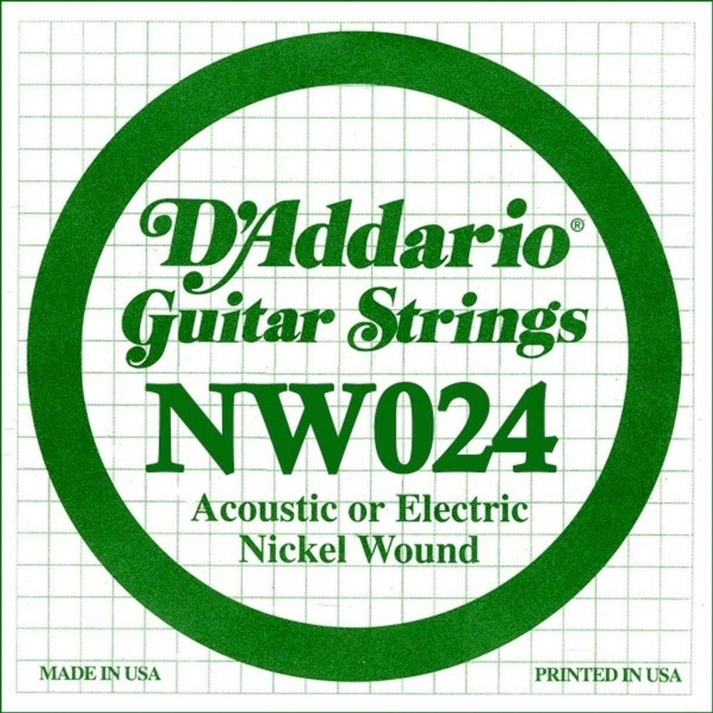 Cuerda D Addario Guitarra Eléctrica-Folk Nw024 - The Music Site