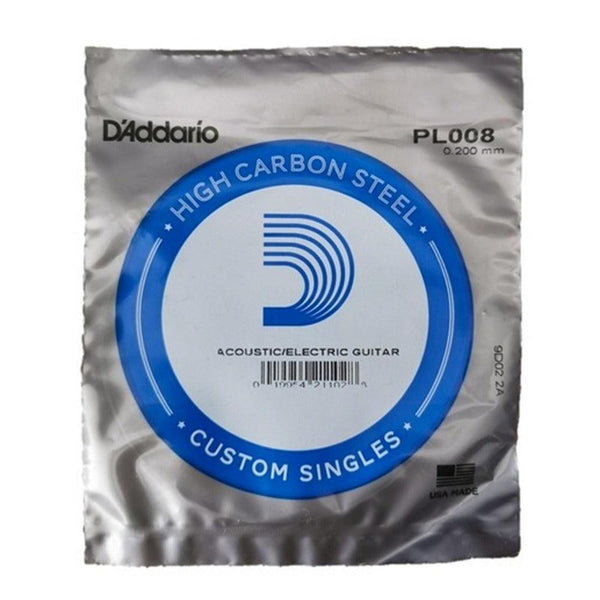 Cuerda D Addario Guitarra Eléctrica-Folk Pl008 - The Music Site