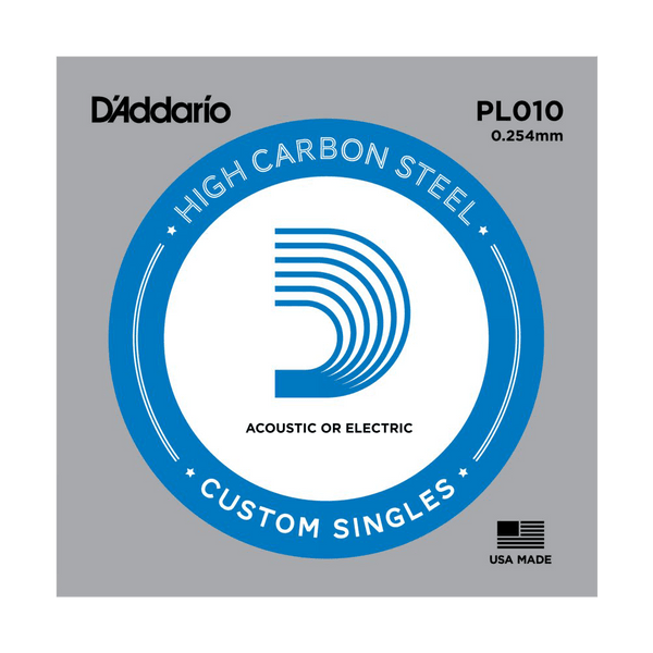 Cuerda D Addario Guitarra Eléctrica-Folk Pl010 - The Music Site