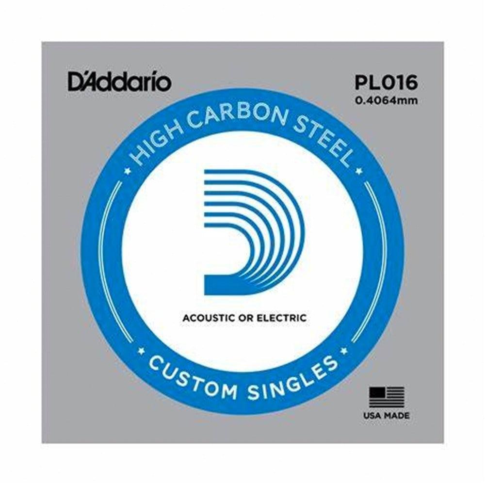 Cuerda D Addario Guitarra Electrica-Folk Pl016 - The Music Site