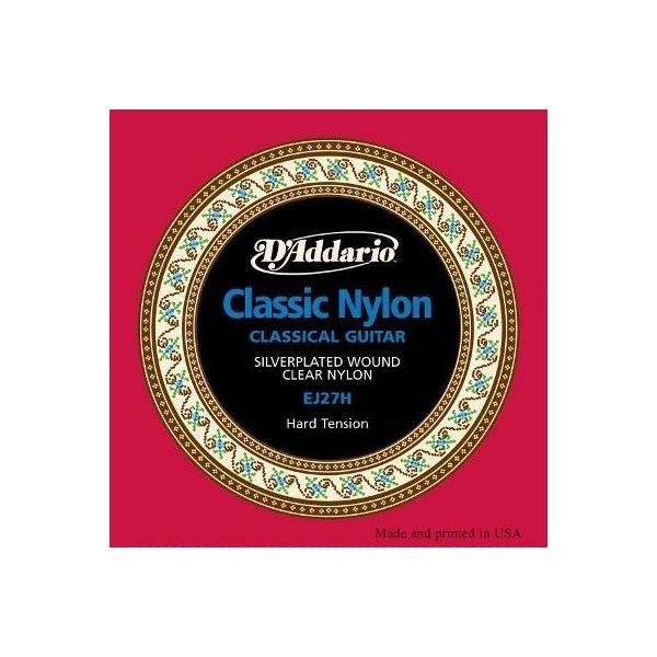 Encordado D Addario Guitarra Acustica Nylon Ej27H Alta Tensión - The Music Site