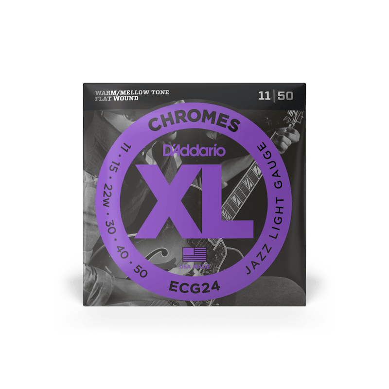 Encordado D Addario Guitarra Electrica Ecg24 11 50 Cuerdas Lisas - The Music Site