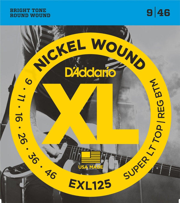 Encordado D Addario Guitarra Eléctrica Exl125 9-46 - The Music Site