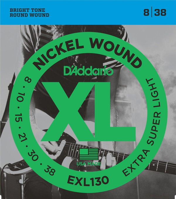 Encordado D Addario Guitarra Electrica Exl130 8 38 - The Music Site