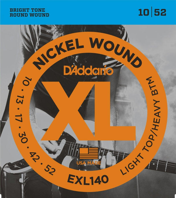 Encordado D Addario Guitarra Eléctrica Exl140 10-52 - The Music Site