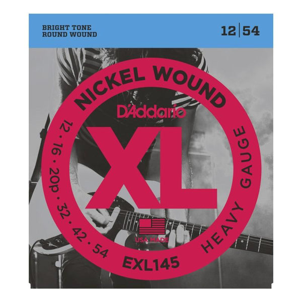Encordado D Addario Guitarra Eléctrica Exl145 12-54 - The Music Site
