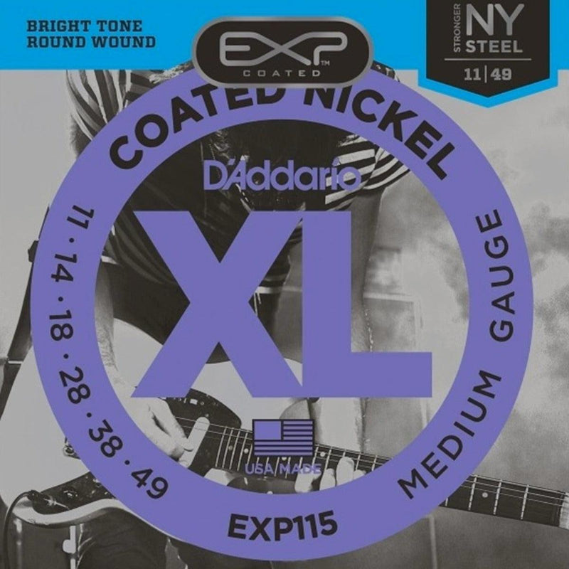 Encordado D Addario Guitarra Electrica Exp115 11 49 - The Music Site