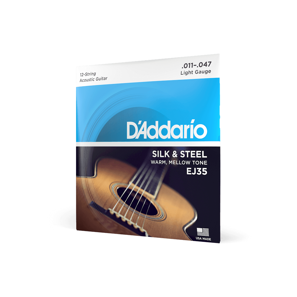 Encordado D Addario Guitarra Folk Ej35 12 Cuerdas - The Music Site