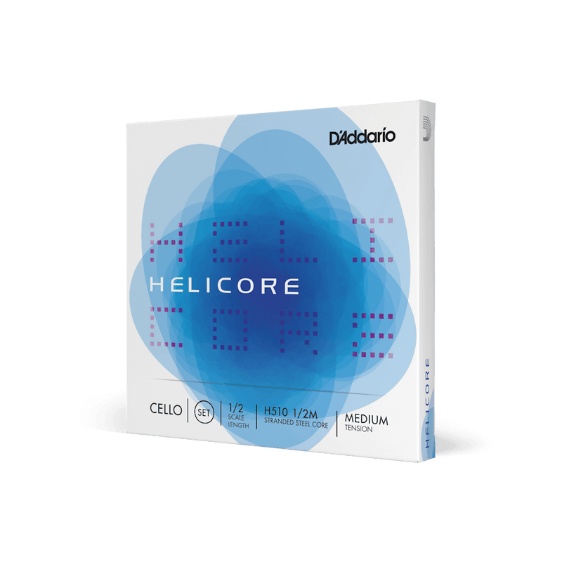 Encordado D Addario Helicore Cello 1/2 H510 Med - The Music Site