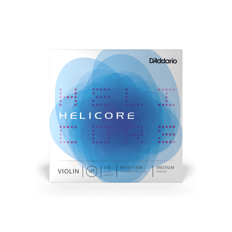 Encordado D Addario Helicore Violin 1/8 H310 Med - The Music Site