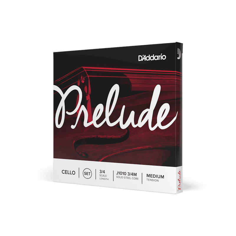 Encordado D Addario Prelude Cello 3/4 J1010 Med - The Music Site