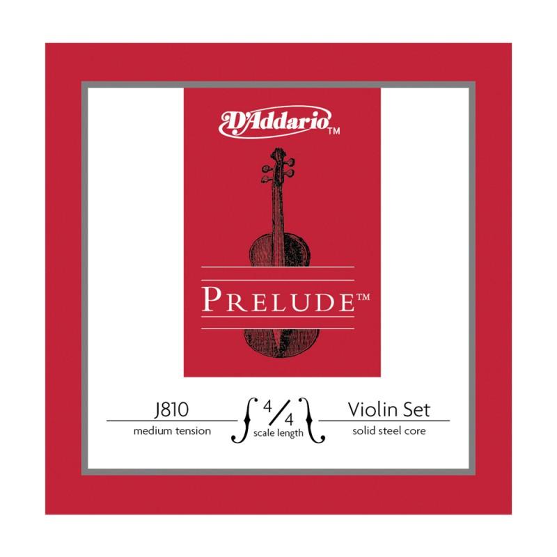 Encordado D Addario Prelude Violin J810 4/4 Med - The Music Site