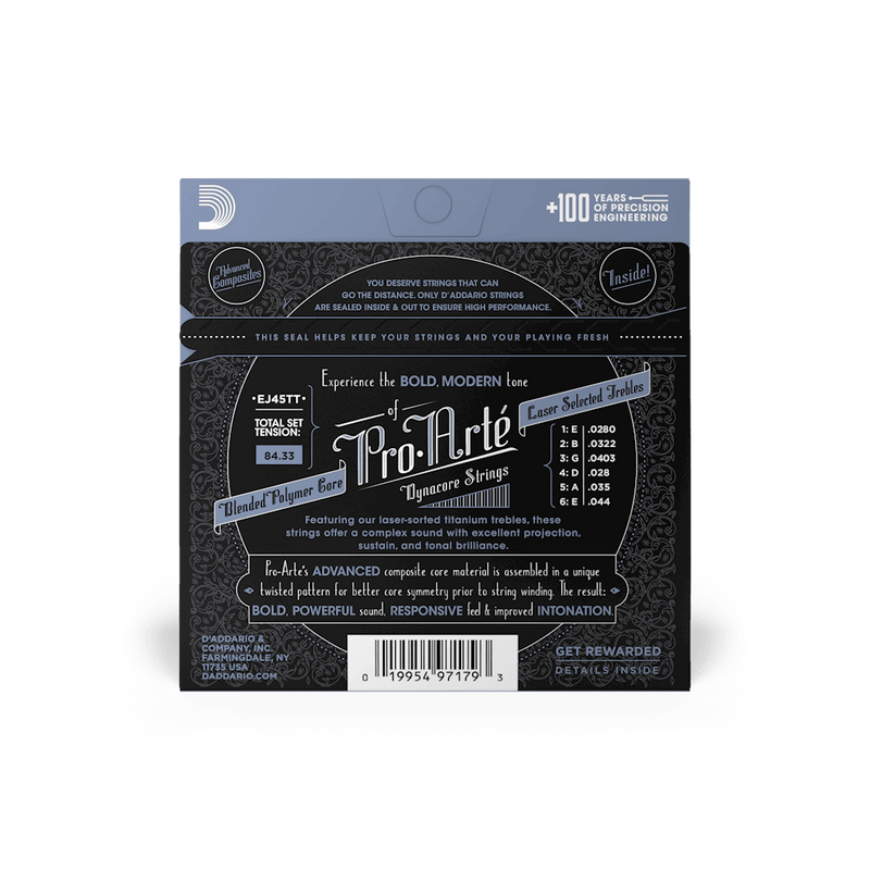 Encordado D Addario Proarte Guit Acust Ej45Tt - The Music Site