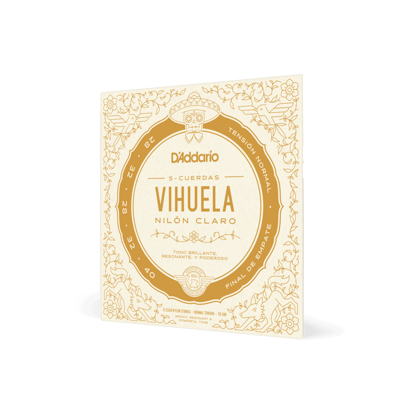 Encordado D Addario Vihuela Mv10N - The Music Site