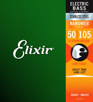 Encordado Elixir Nanoweb Bajo electrico 14702 50 105 - The Music Site