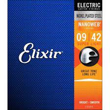Encordado Elixir Nanoweb Guitarra Electrica 12002 09 42 - The Music Site