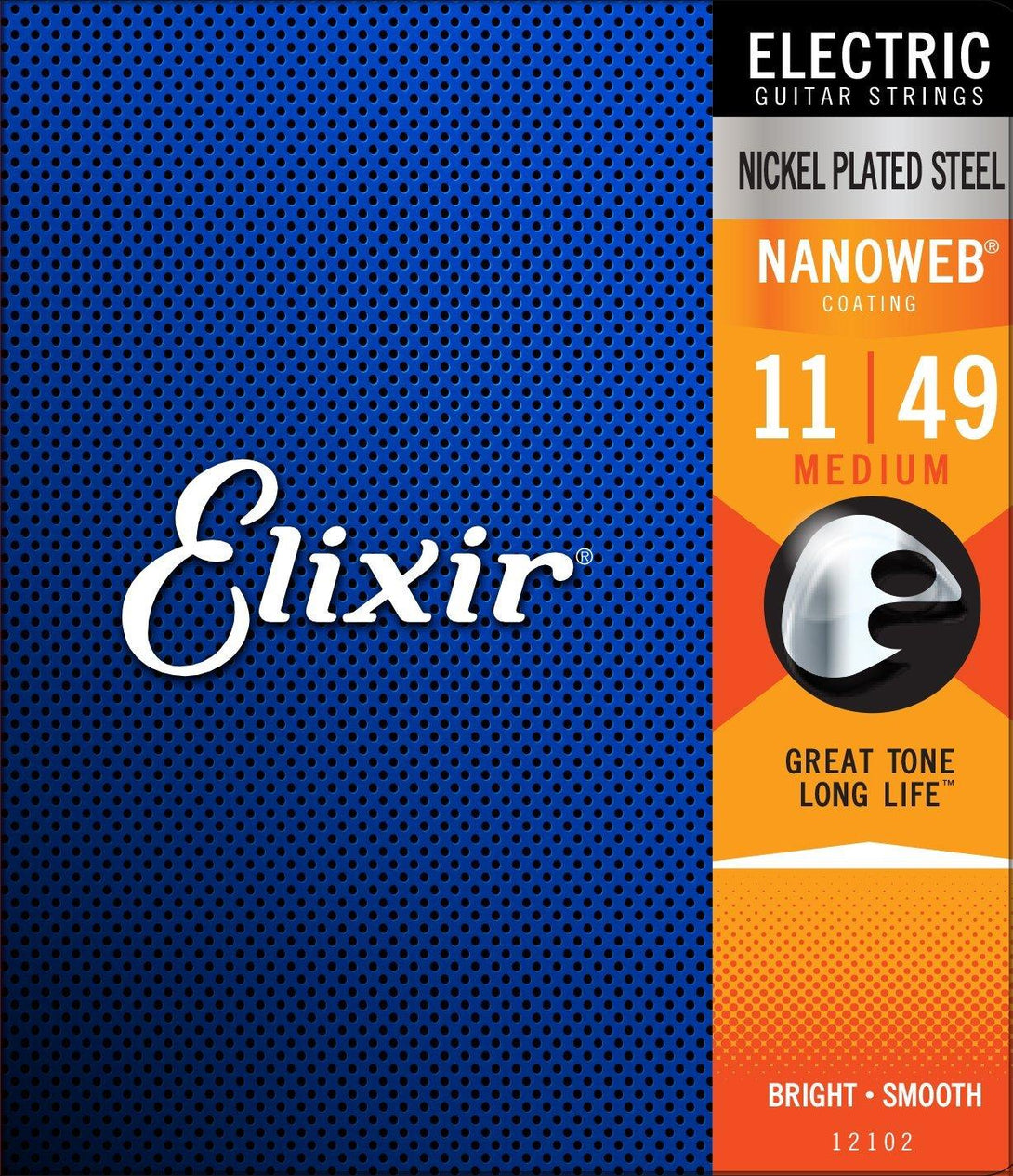 Encordado Elixir Nanoweb Guitarra Electrica 12102 11 49 Super Light - The Music Site