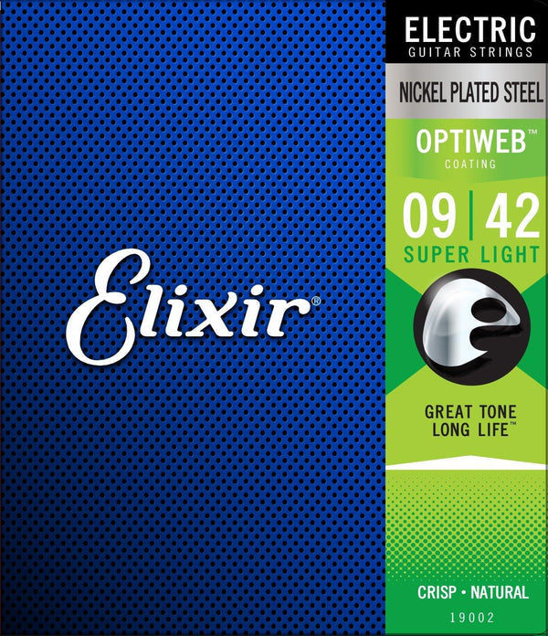Encordado Elixir Optiweb Guitarra Electrica 19002 09 42 - The Music Site