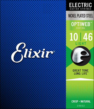 Encordado Elixir Optiweb Guitarra Electrica 19052 10 46 light - The Music Site