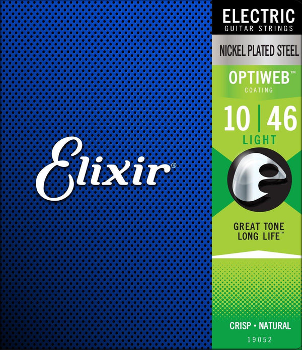 Encordado Elixir Optiweb Guitarra Electrica 19052 10 46 light - The Music Site
