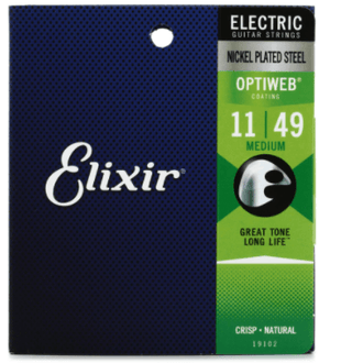 Encordado Elixir Optiweb Guitarra Electrica 19102 11 49 Medium - The Music Site