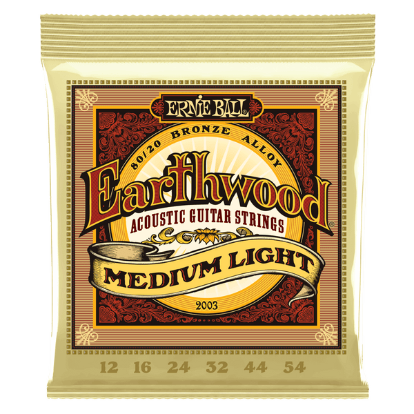 Encordado Ernie Ball Guitarra Acustica 2003 12-54 Bronze - The Music Site