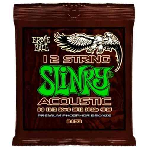 Encordado Ernie Ball Guitarra Acustica 2153 12 Cuerdas - The Music Site