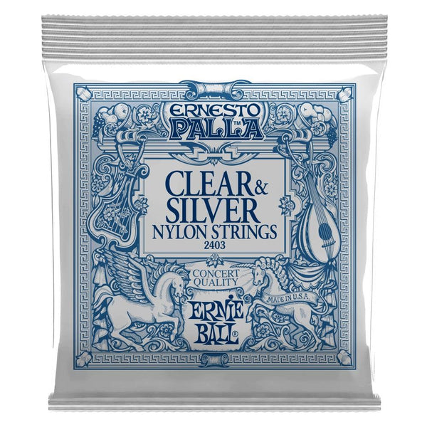 Encordado Ernie Ball Guitarra Acustica 2403 Clr/Slv cuerdas nylon - The Music Site