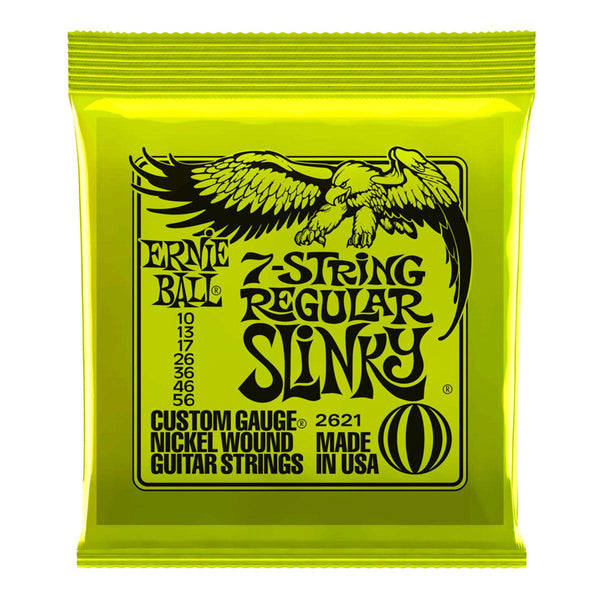 Encordado Ernie Ball Guitarra Electrica 2621 7 Cuerdas 10 56 - The Music Site