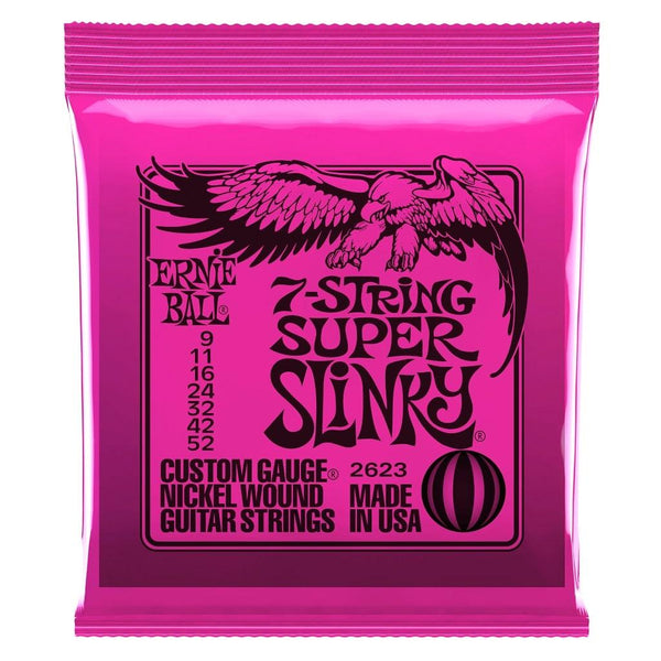 Encordado Ernie Ball Guitarra Electrica 2623 7 Cuerdas 9-52 - The Music Site