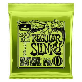 Encordado Ernie Ball Guitarra Eléctrica P03221 X3 - The Music Site