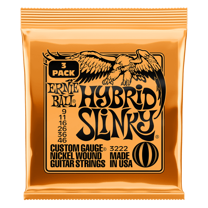 Encordado Ernie Ball Guitarra Eléctrica P03222 X3 - The Music Site