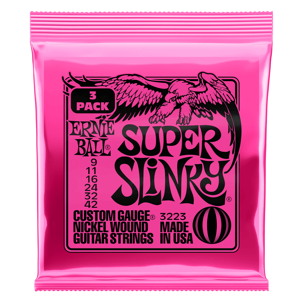 Encordado Ernie Ball Guitarra Eléctrica P03223 X3 - The Music Site